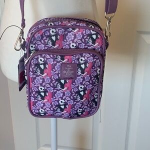 Disney Nightmare Before Christmas Purple Crossbody Bag